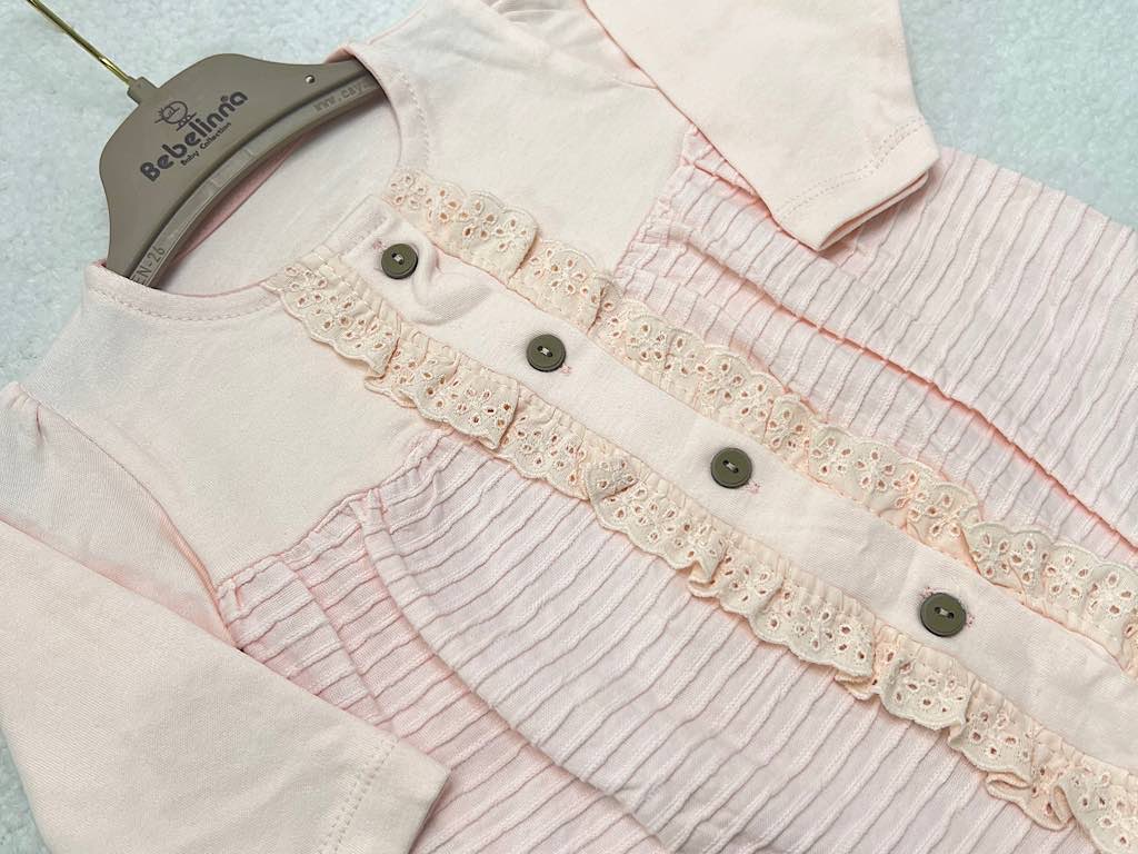 سرهمی نوزادی دخترانه صورتی رنگ بب لینا BEBELINNA