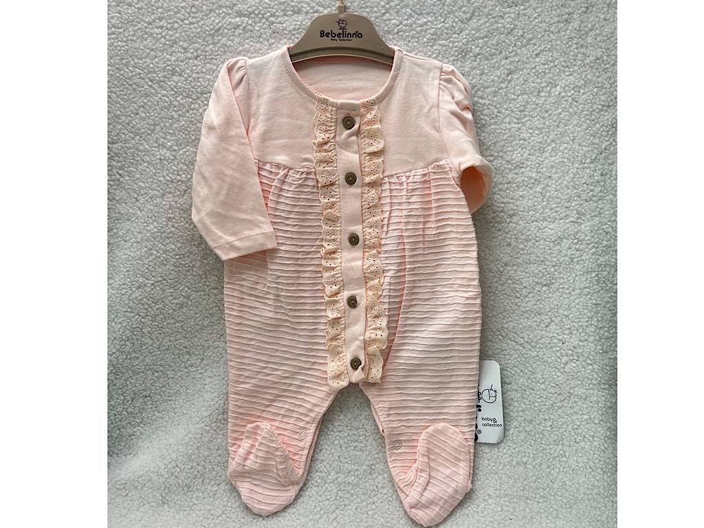 سرهمی نوزادی دخترانه صورتی رنگ بب لینا BEBELINNA