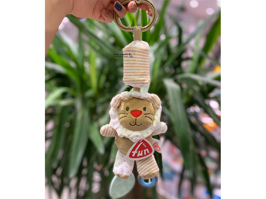 آویز کریر دندانگیردار جغجغه ای فان بیبی fun baby