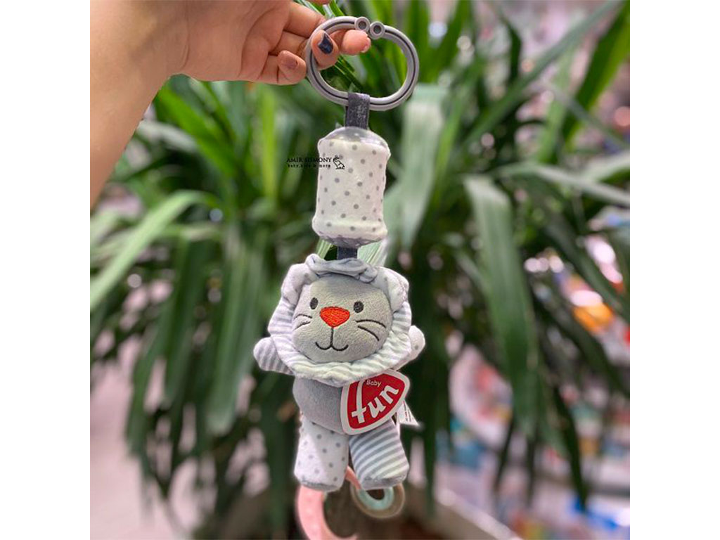 آویز کریر دندانگیردار جغجغه ای فان بیبی fun baby