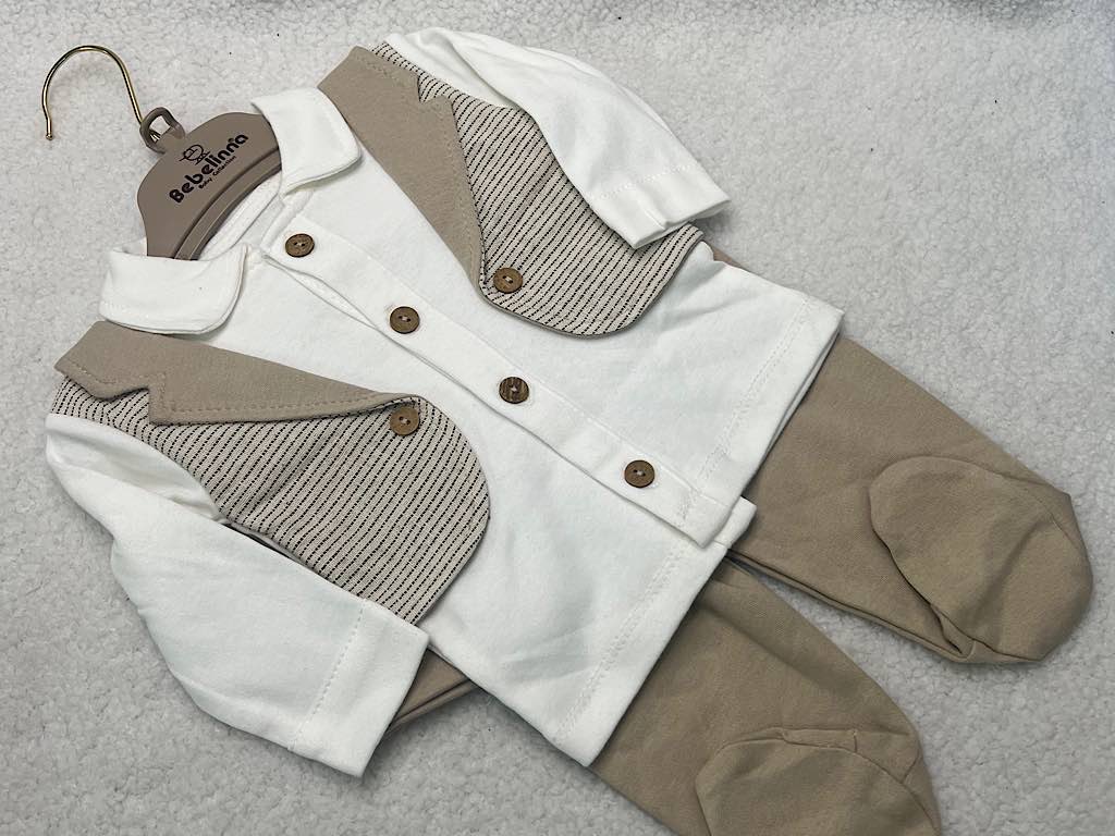 ست بیمارستانی مجلسی 5 تکه طرح جلیقه  G.a.y.e ترکیه