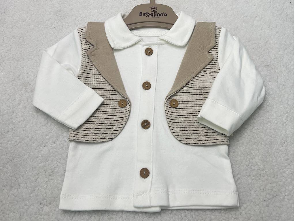 ست بیمارستانی مجلسی 5 تکه طرح جلیقه  G.a.y.e ترکیه