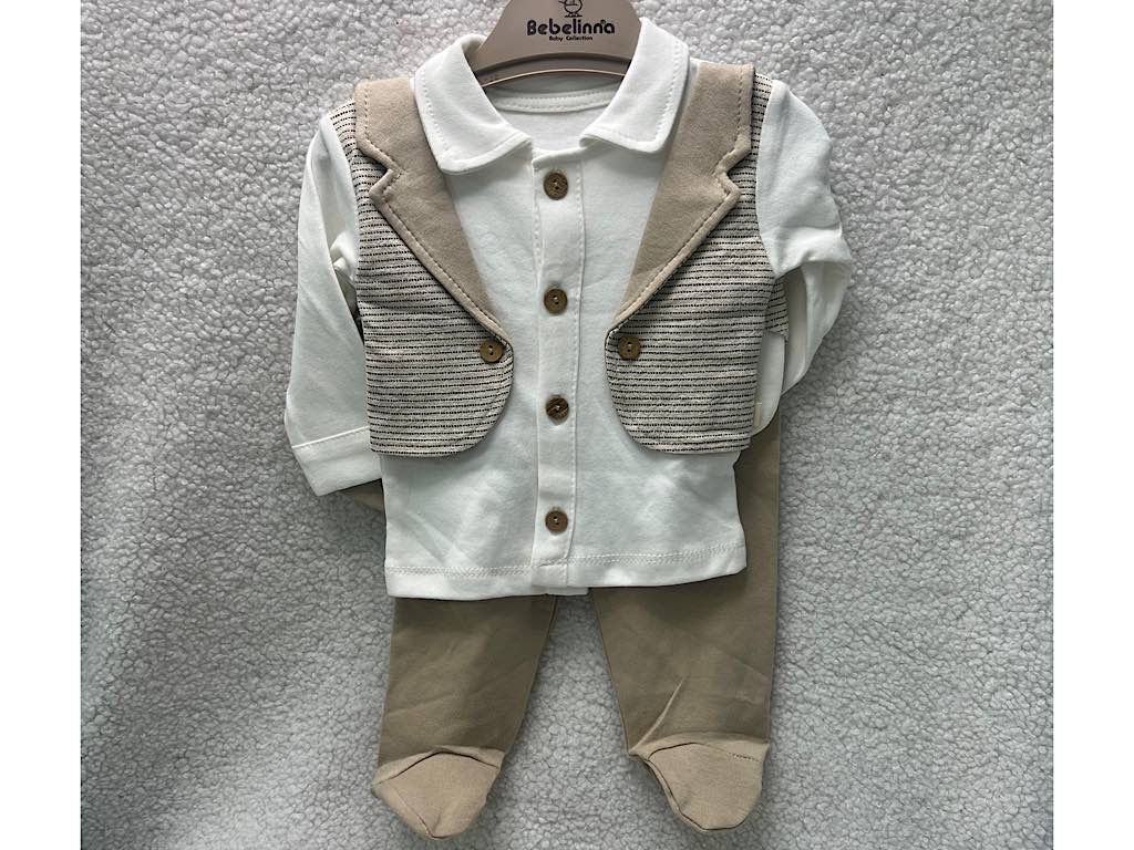 ست بیمارستانی مجلسی 5 تکه طرح جلیقه  G.a.y.e ترکیه