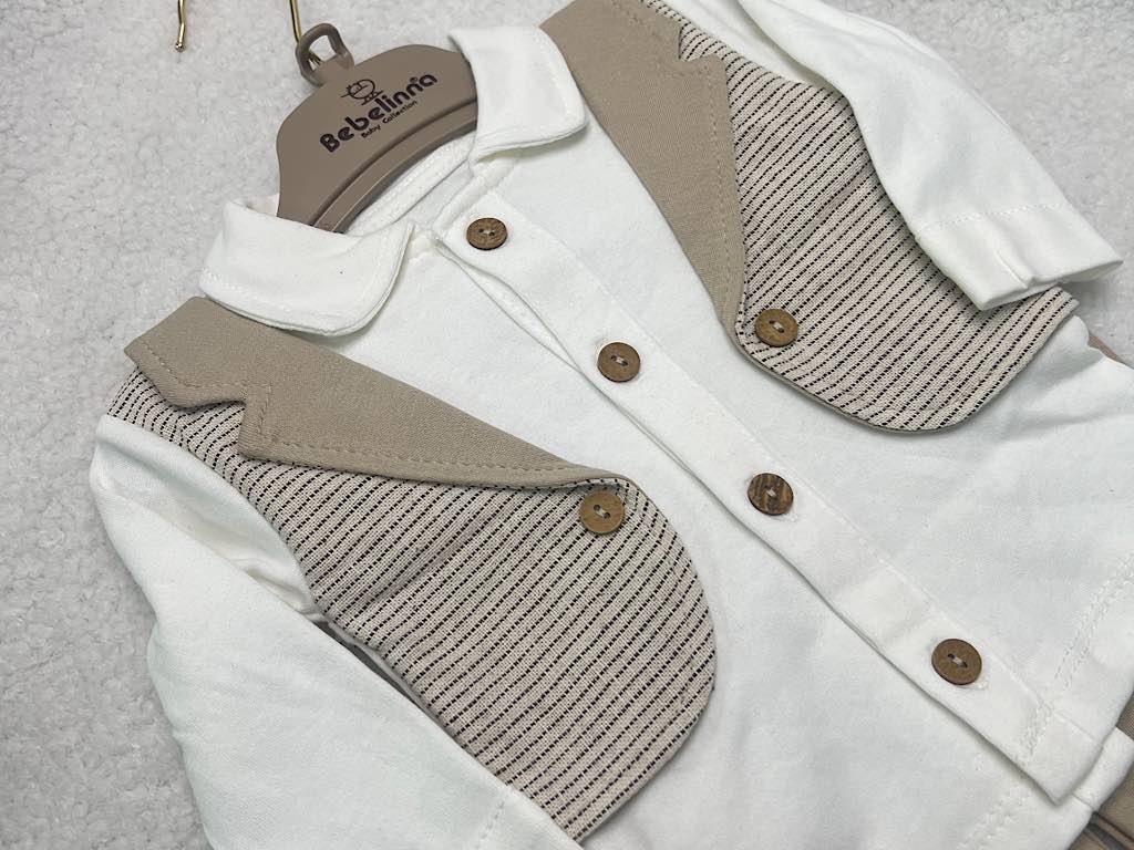 ست بیمارستانی مجلسی 5 تکه طرح جلیقه  G.a.y.e ترکیه