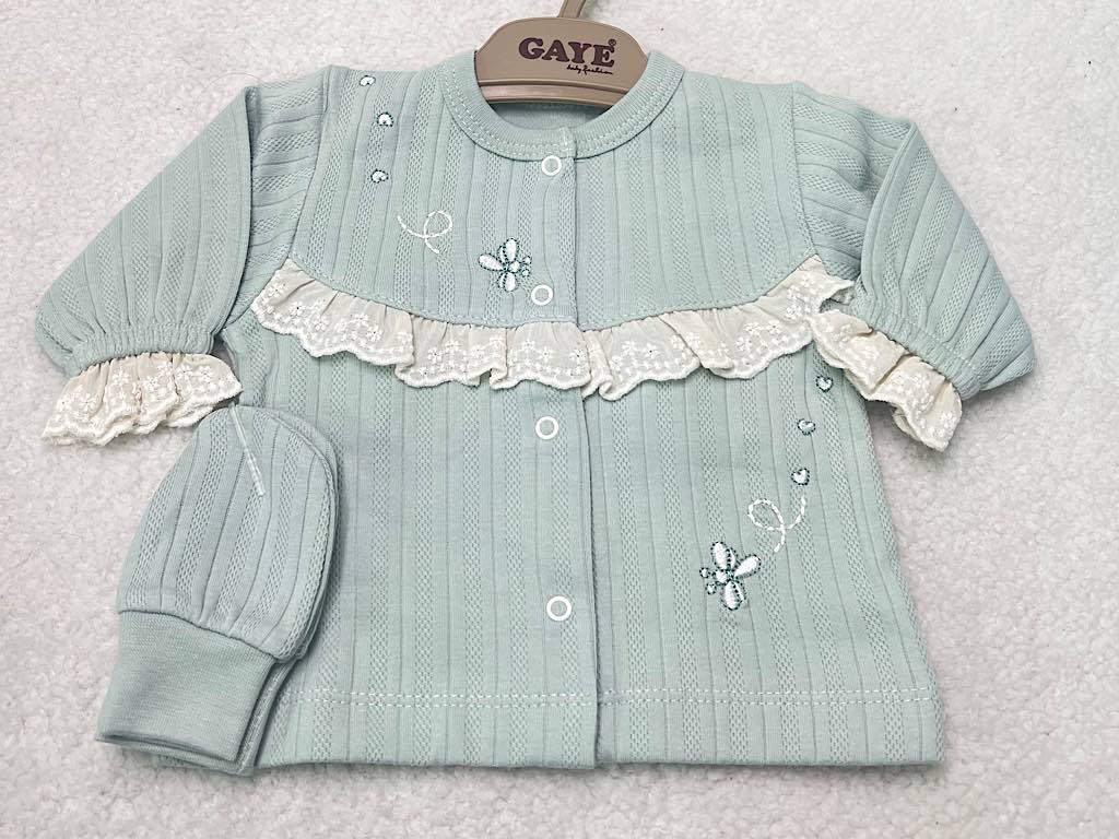 ست بیمارستانی 5 تکه طرح  زنبور و گل G.a.y.e ترکیه