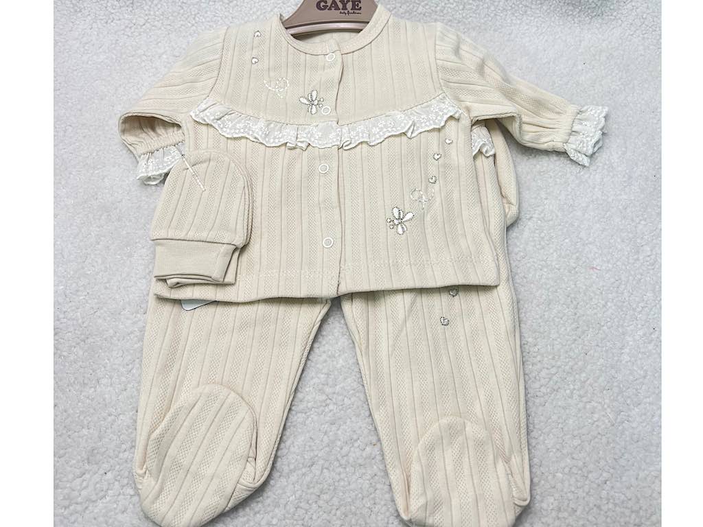 ست بیمارستانی 5 تکه طرح  زنبور و گل G.a.y.e ترکیه