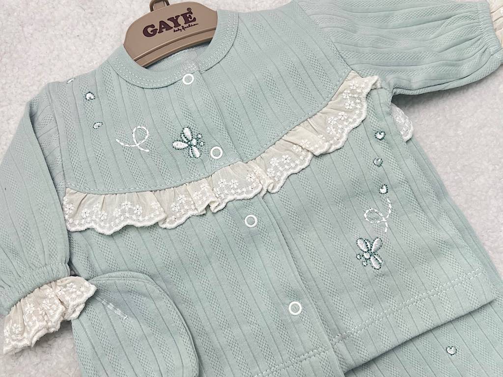 ست بیمارستانی 5 تکه طرح  زنبور و گل G.a.y.e ترکیه