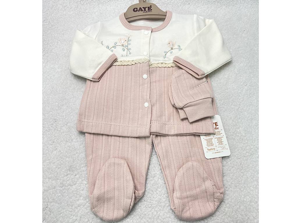 ست بیمارستانی 5 تکه طرح شکوفه G.a.y.e ترکیه