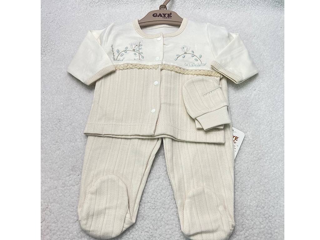 ست بیمارستانی 5 تکه طرح شکوفه G.a.y.e ترکیه