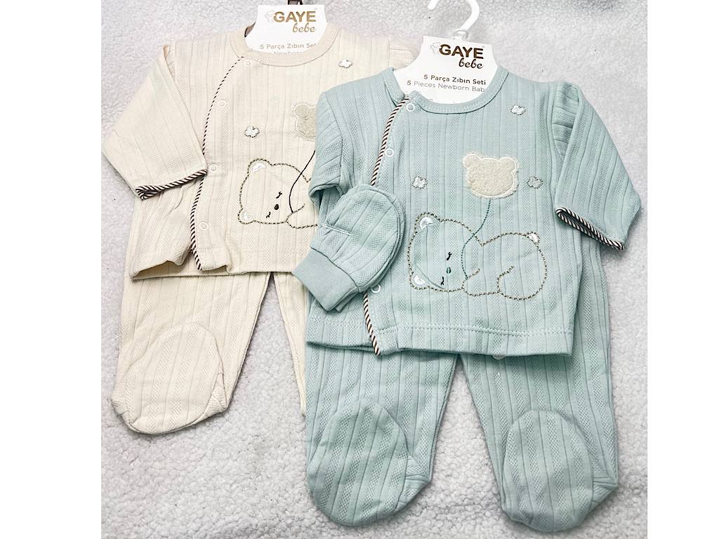 ست بیمارستانی طرح تدی و بادکنک 5 تکه G.a.y.e ترکیه