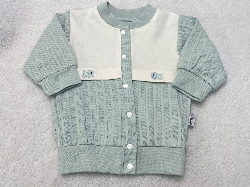 ست 3 تکه نوزادی طرح  ماهی tonton ترکیه