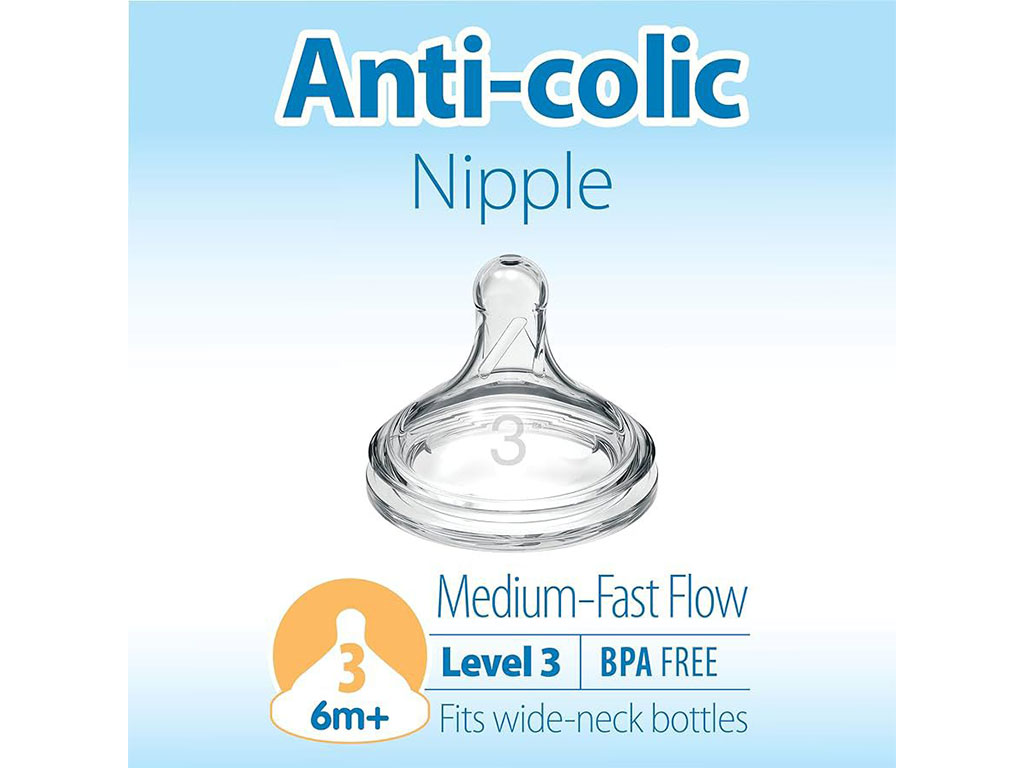 شیشه شیر آنتی کولیک 270 میلی لیتر دهانه عریض دکتر براون DR BROWNS دارای سری آبمیوه خوری