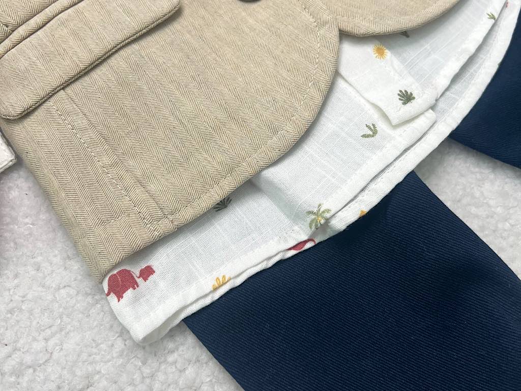 ست مجلسی کت و شلوار و شومیز و پاپیون bebus ترکیه