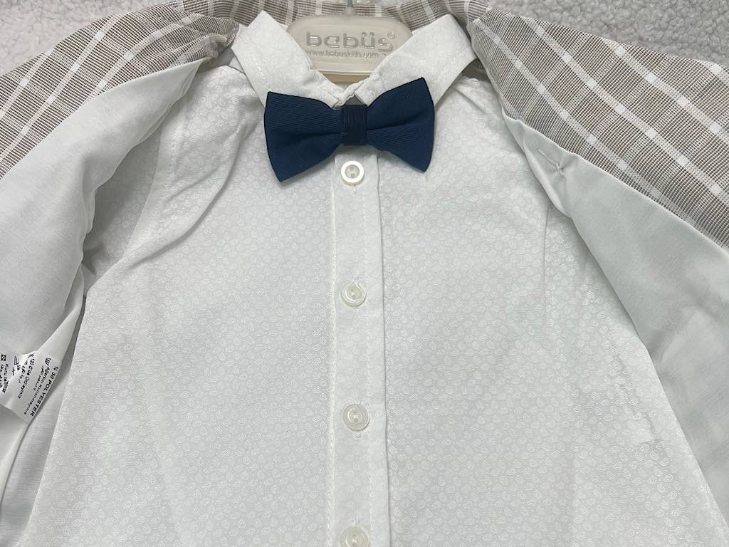 ست مجلسی کت و شلوار و شومیز و پاپیون bebus ترکیه