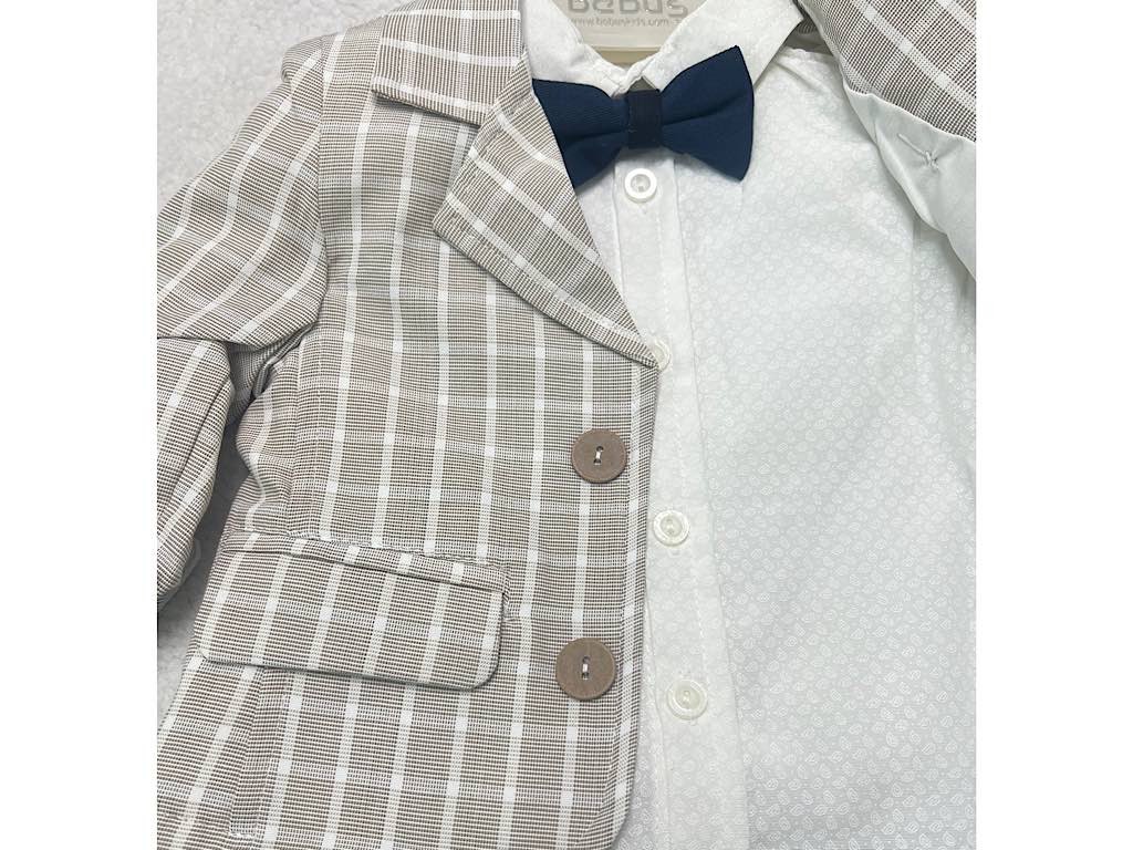 ست مجلسی کت و شلوار و شومیز و پاپیون bebus ترکیه