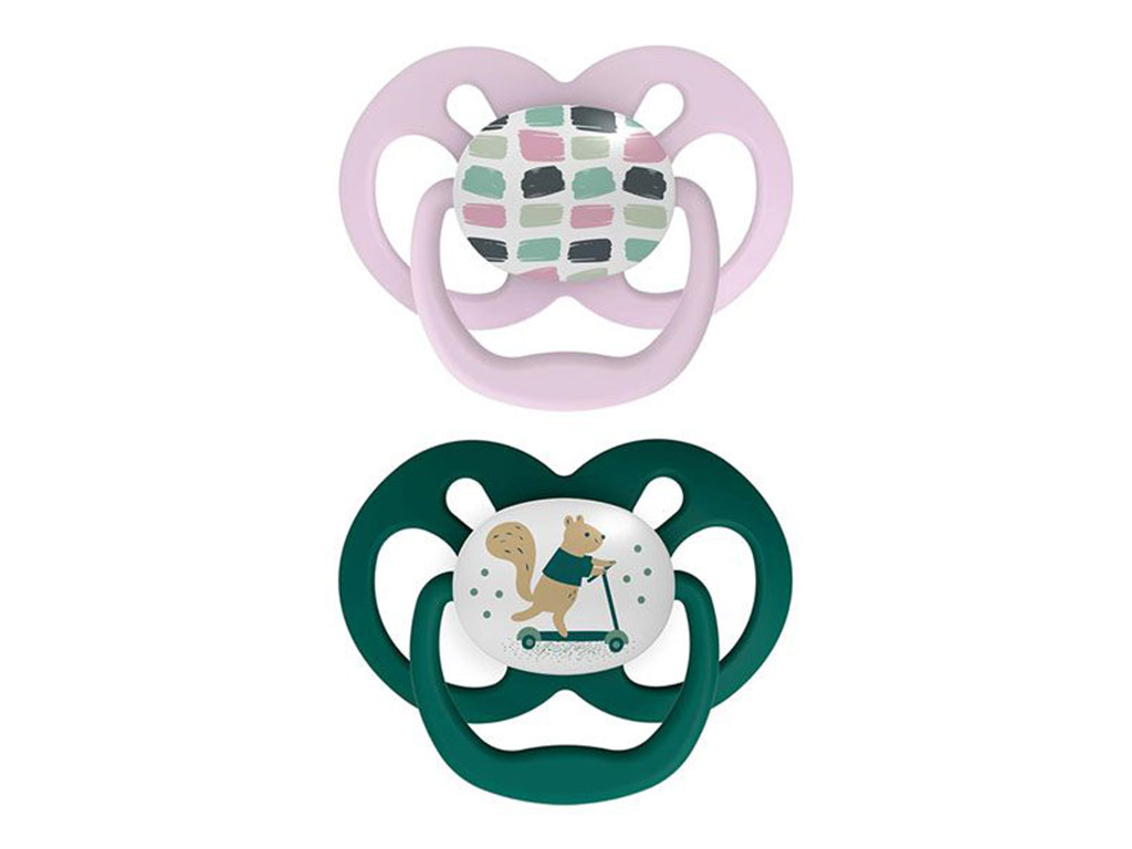 پستانک سیلیکونی نوزادی 18-6 ماه دوعددی دکتر براون Dr Browns