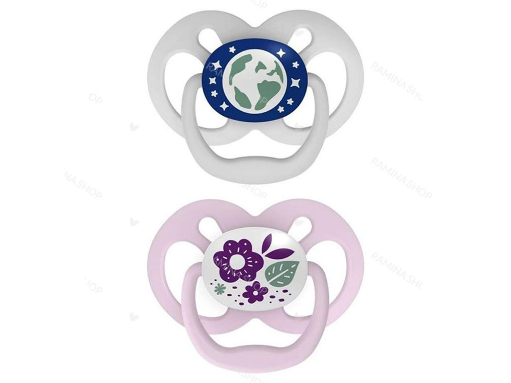 پستانک سیلیکونی نوزادی 18-6 ماه دوعددی دکتر براون Dr Browns