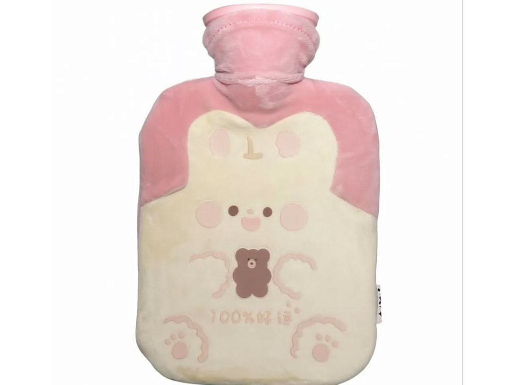 کیسه آب گرم نوزاد و کودک طرح مخملی