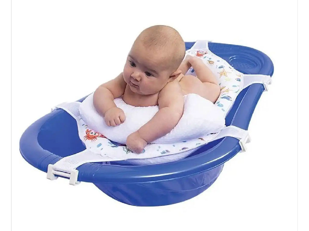 توری وان حمام نوزادی یونولیت دار طرح حیوانات دریایی balmy bebe