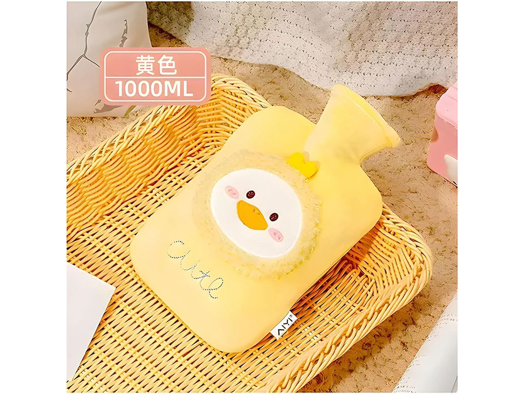 کیسه آب گرم نوزاد و کودک طرح مخملی سر حیوانات