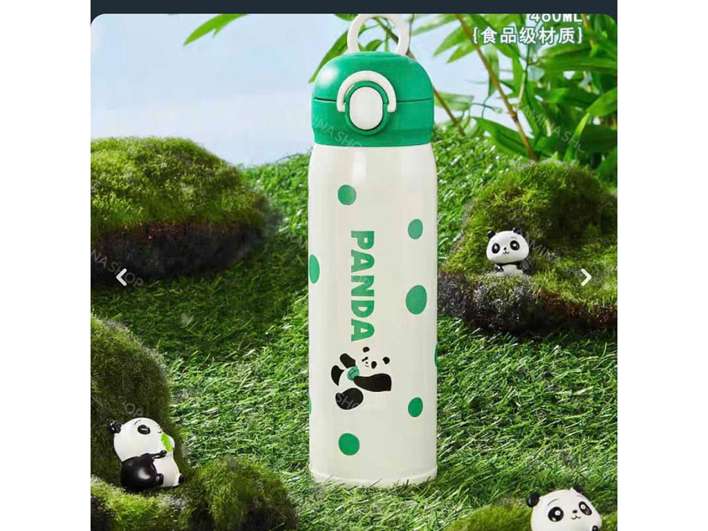 فلاسک استیل با حجم 460 میلی لیتر مدل پاندا