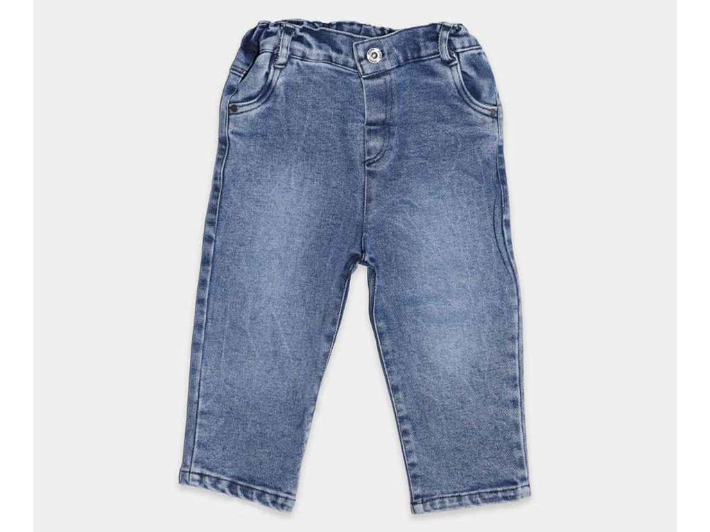 شلوار جین رنگ آبی روشن طرح IRSA پاپو papo