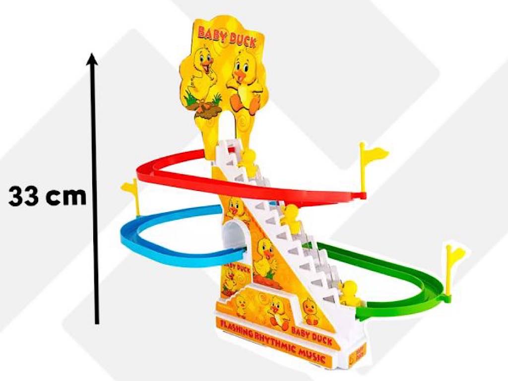 پله برقی موزیکال و چراغ دار مدل جوجه اسباب بازی