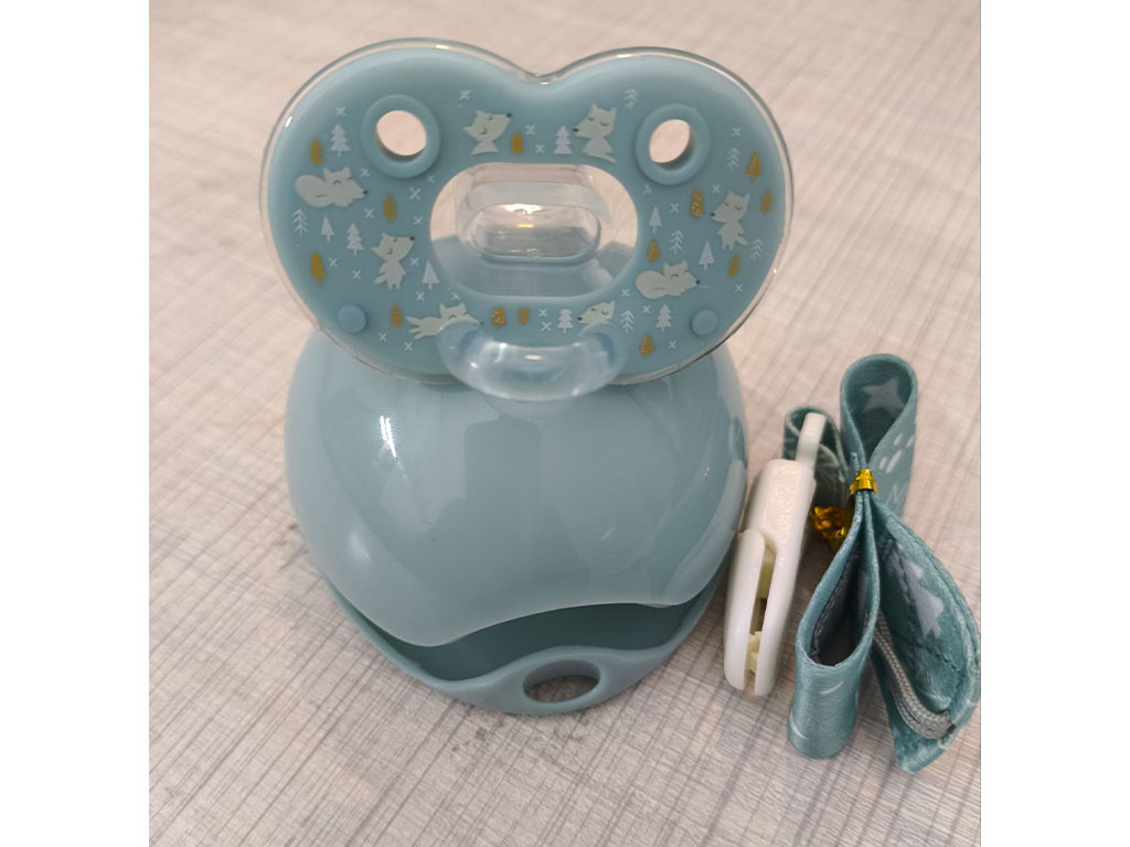 پستانک و قاب پستانک نوزادی به همراه بند طرح tooqi