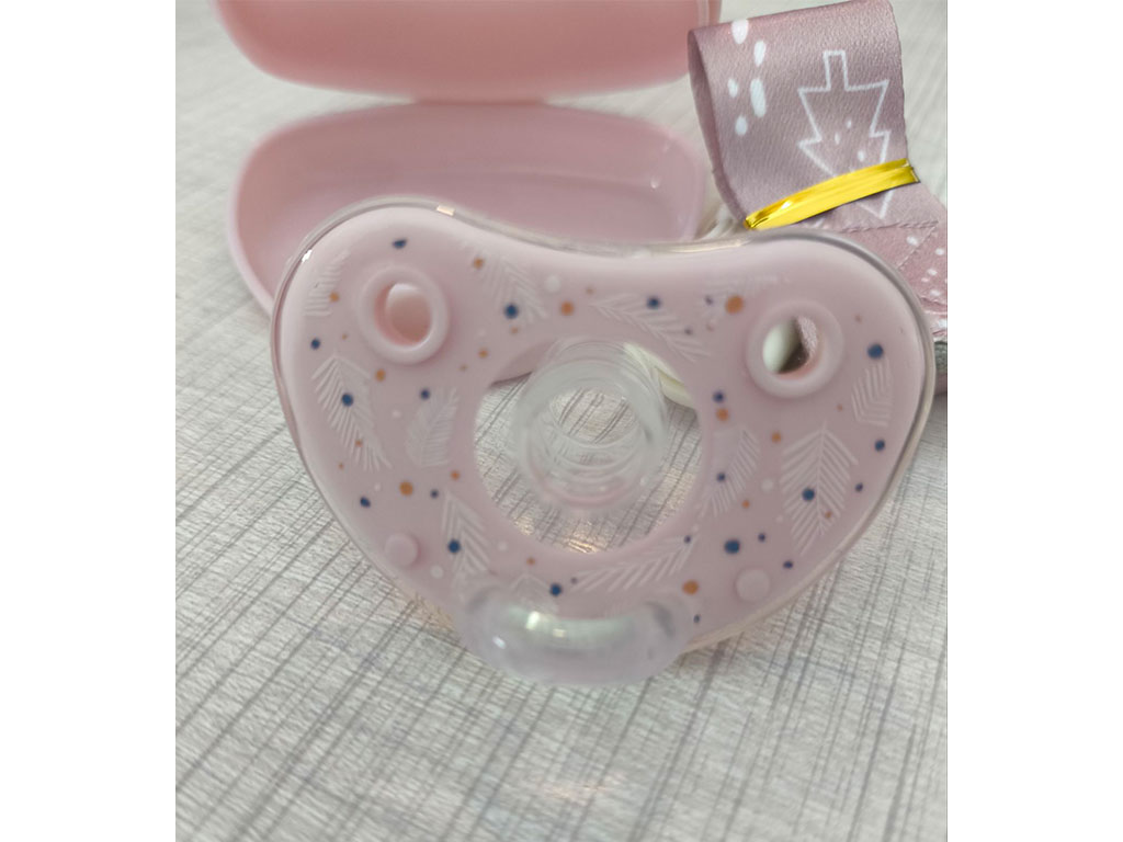 پستانک و قاب پستانک نوزادی به همراه بند طرح tooqi