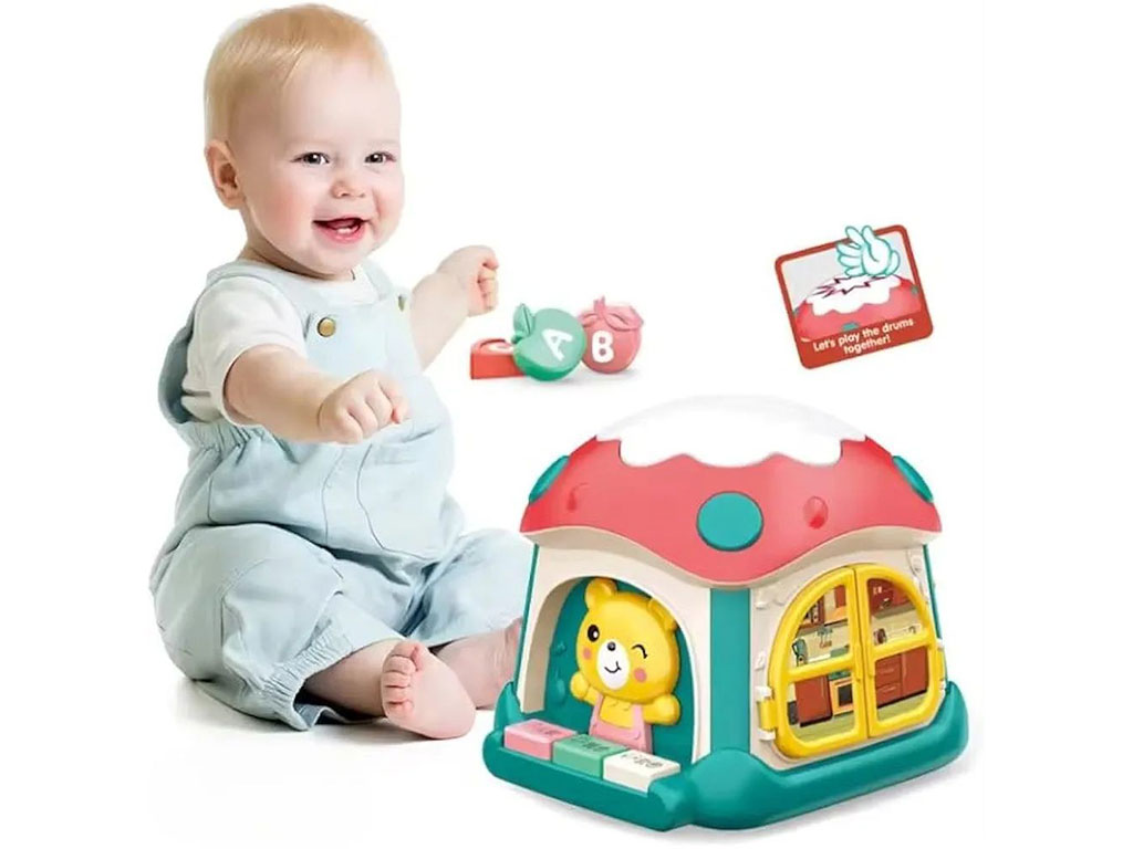 بازی کلبه هوش موزیکال بیزی بال آیتم hello baby