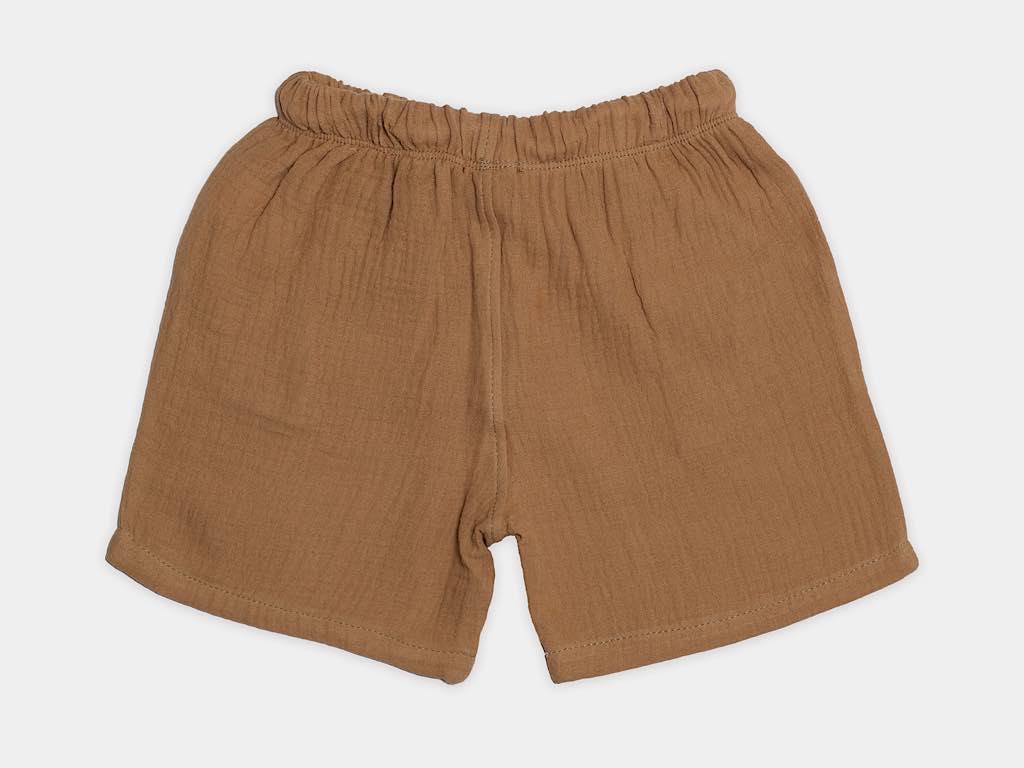 شومیز و شلوارک نخی پسرانه طرح هاوایی مدل  radman پاپو papo