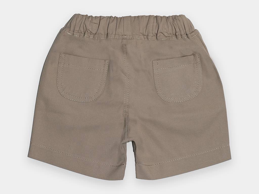 تیشرت جودون و شلوارک کتان پسرانه طرح نخل و میمون مدل karoun پاپو papo