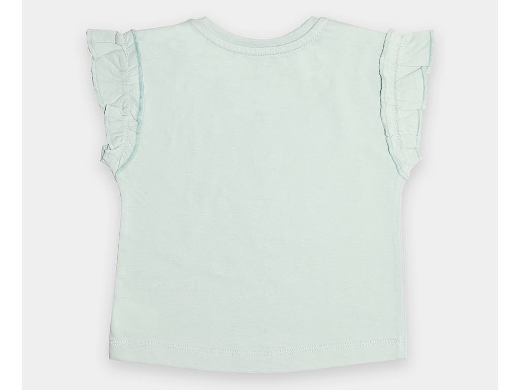 تیشرت و شلوارک جین دخترانه طرح گل  مدل  NIKOO پاپو papo