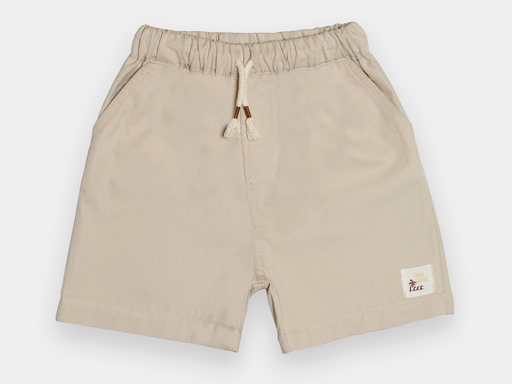 تیشرت و شلوارک کتان پسرانه طرح نخل  و خورشید مدل arshama پاپو papo