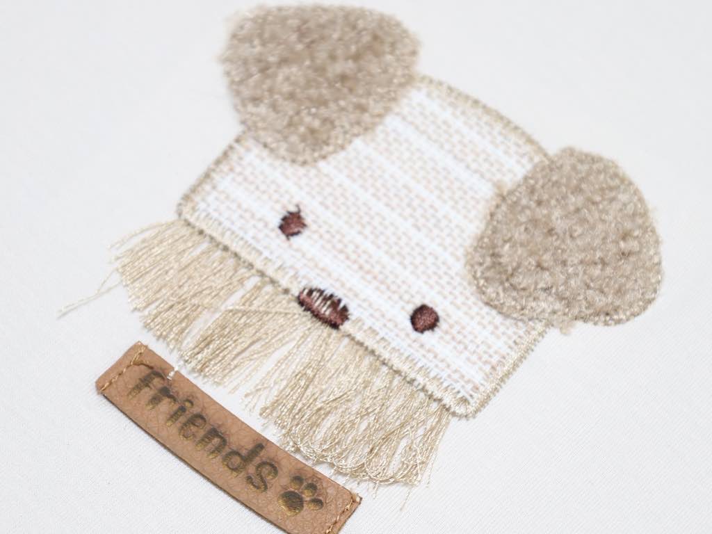 تیشرت و شلوارک با پیشبند دستمال گردنی پسرانه طرح سگ مدل Partya پاپو papo