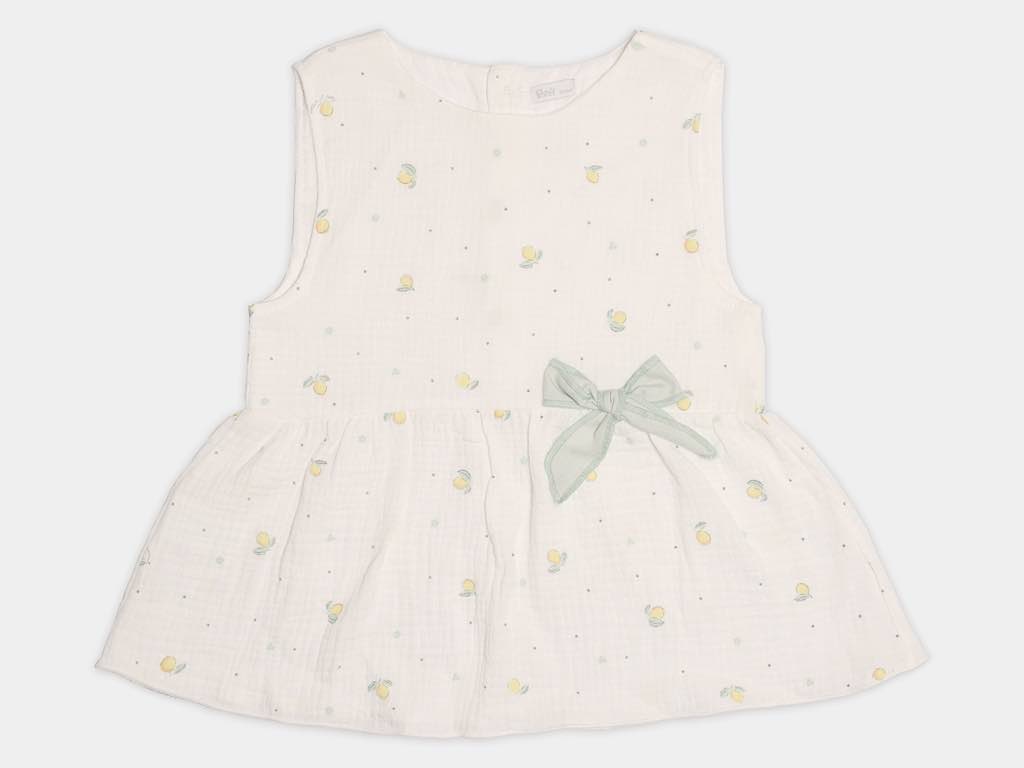 تونیک و شلوارک  طرح لیمو دخترانه مدل  sorour پاپو papo