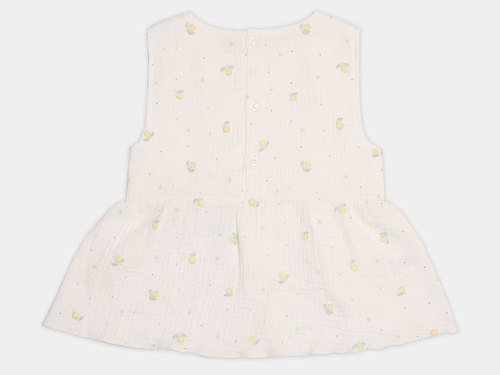 تونیک و شلوارک  طرح لیمو دخترانه مدل  sorour پاپو papo