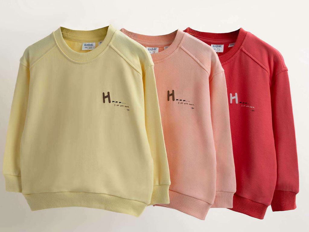 بلوز آستین بلند دورس رنگ لیمویی طرح H بشیر Bashir