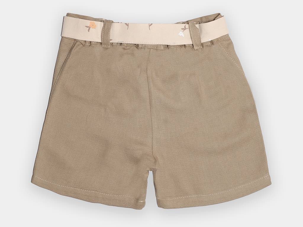 تونیک و شلوارک  طرح گل دخترانه مدل  janan پاپو papo