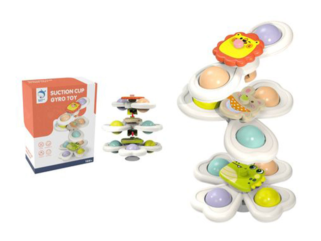 اسپینر جغجغه ای چسبان 3 عددی اسباب بازی طرح پاستلی