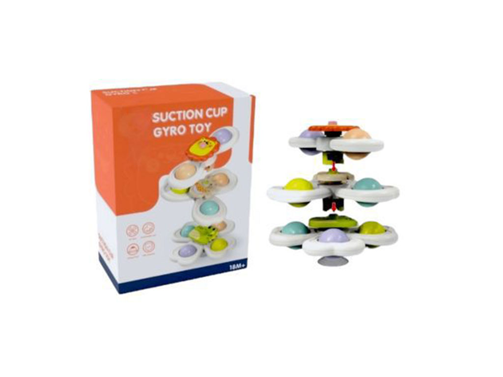 اسپینر جغجغه ای چسبان 3 عددی اسباب بازی طرح پاستلی