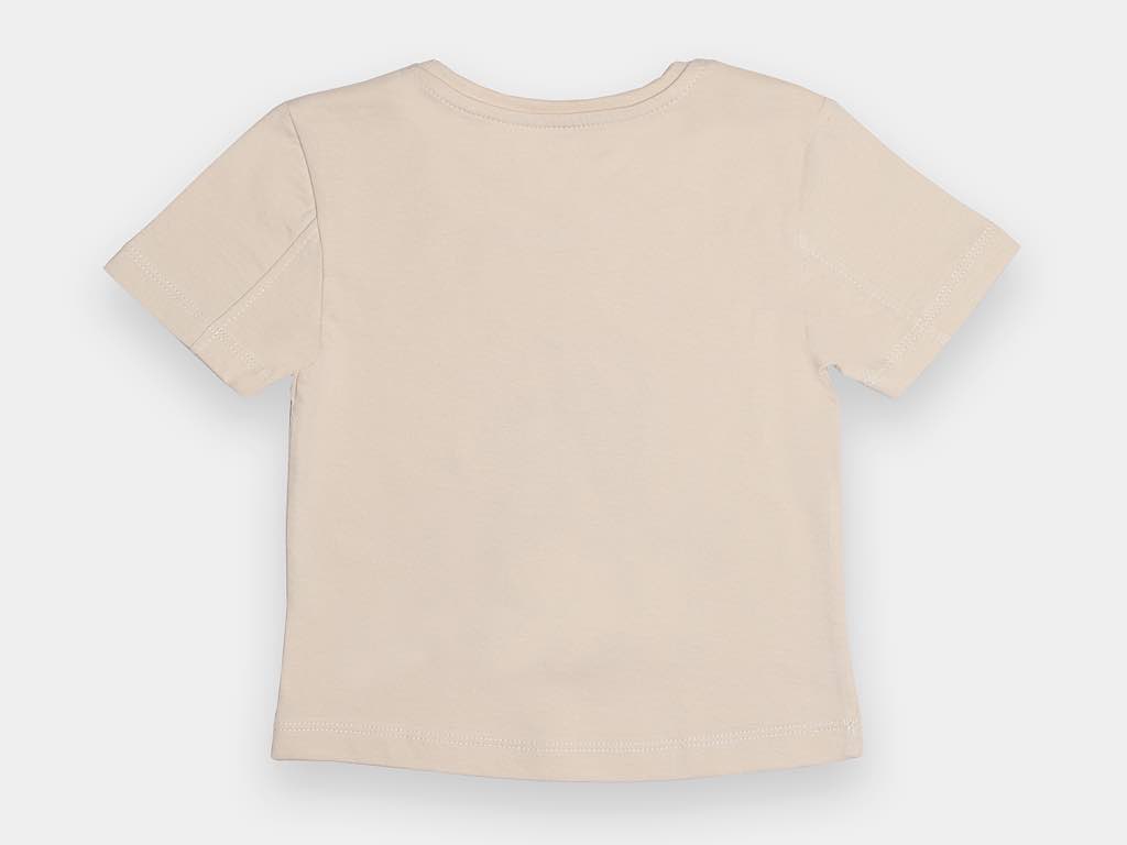 تیشرت و شلوارک کتان پسرانه طرح شیر و درام مدل Give پاپو papo