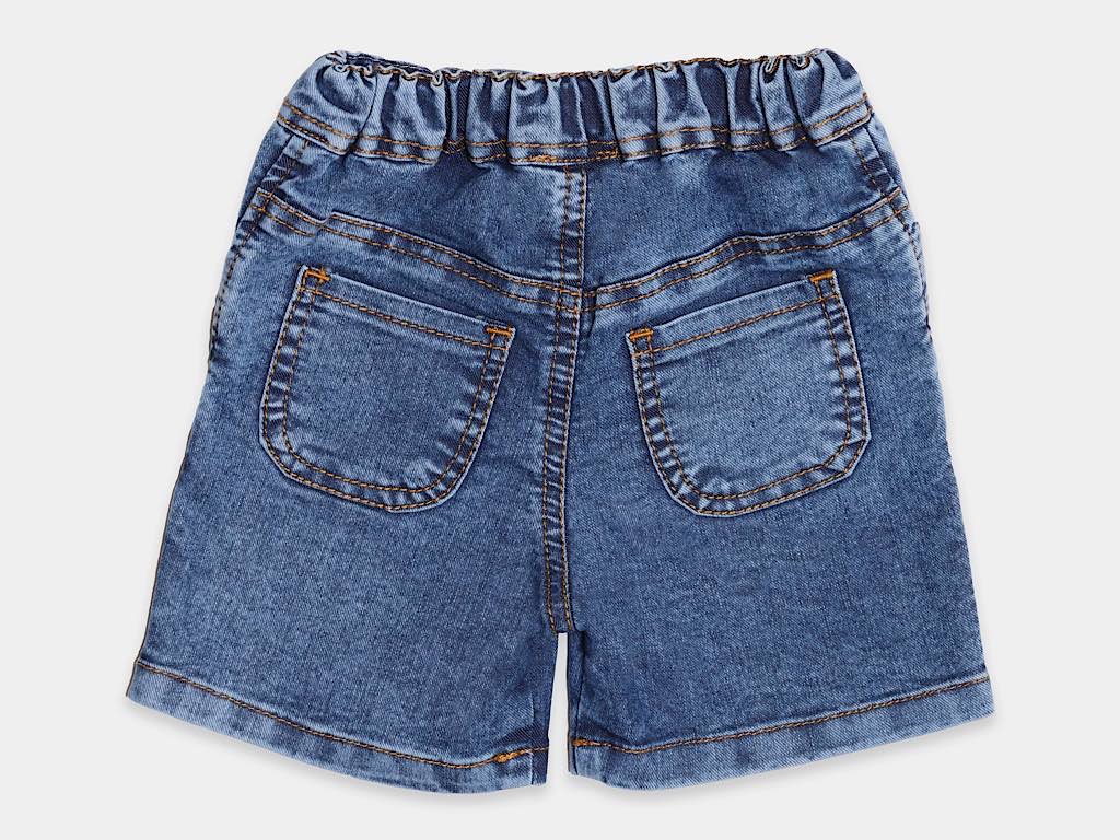 تیشرت جودون و شلوارک جین طرح جیب تدی مدل barsam پاپو papo