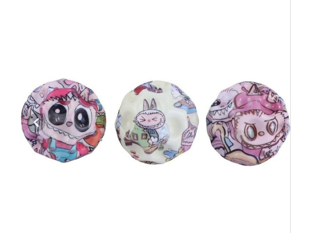 توپ اسفنجی فشرده مدل گرافیکی طرح عروسکی