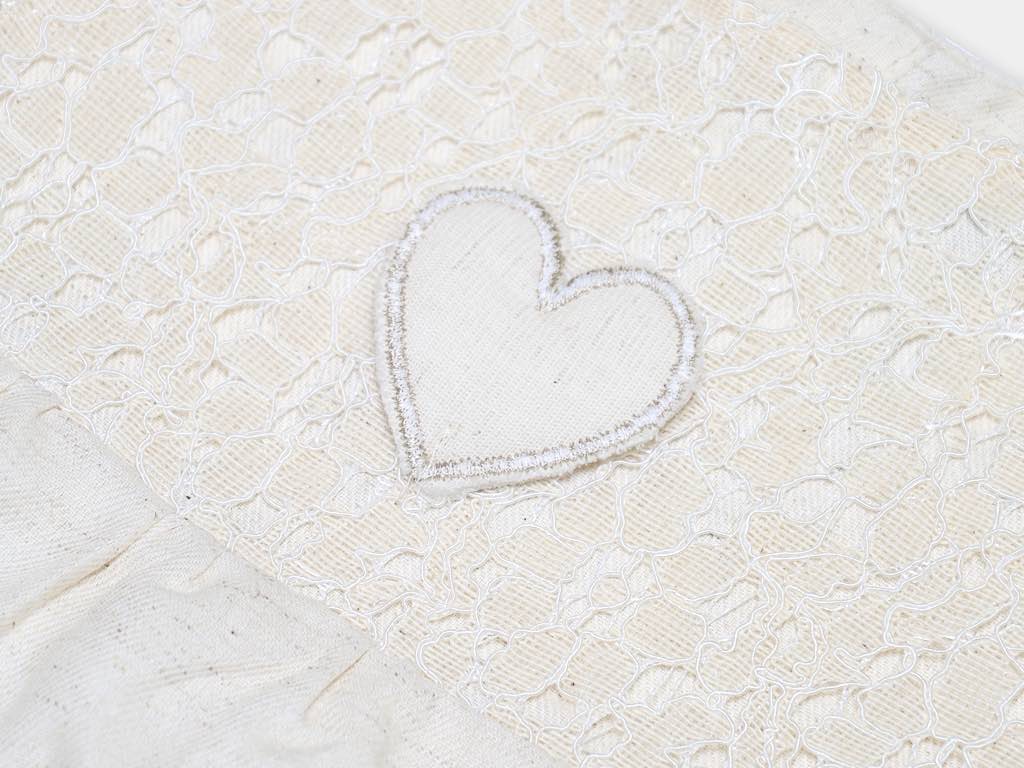 تونیک و شلوارک گیپور مجلسی با هدبند دخترانه مدل  nika پاپو papo