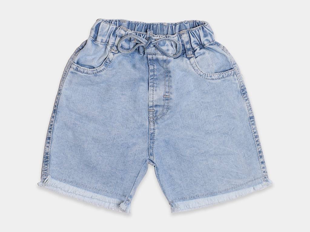 تاپ و شلوارک  جین نوزادی با طرح گیلاس  دخترانه مدلpargol  پاپو papo