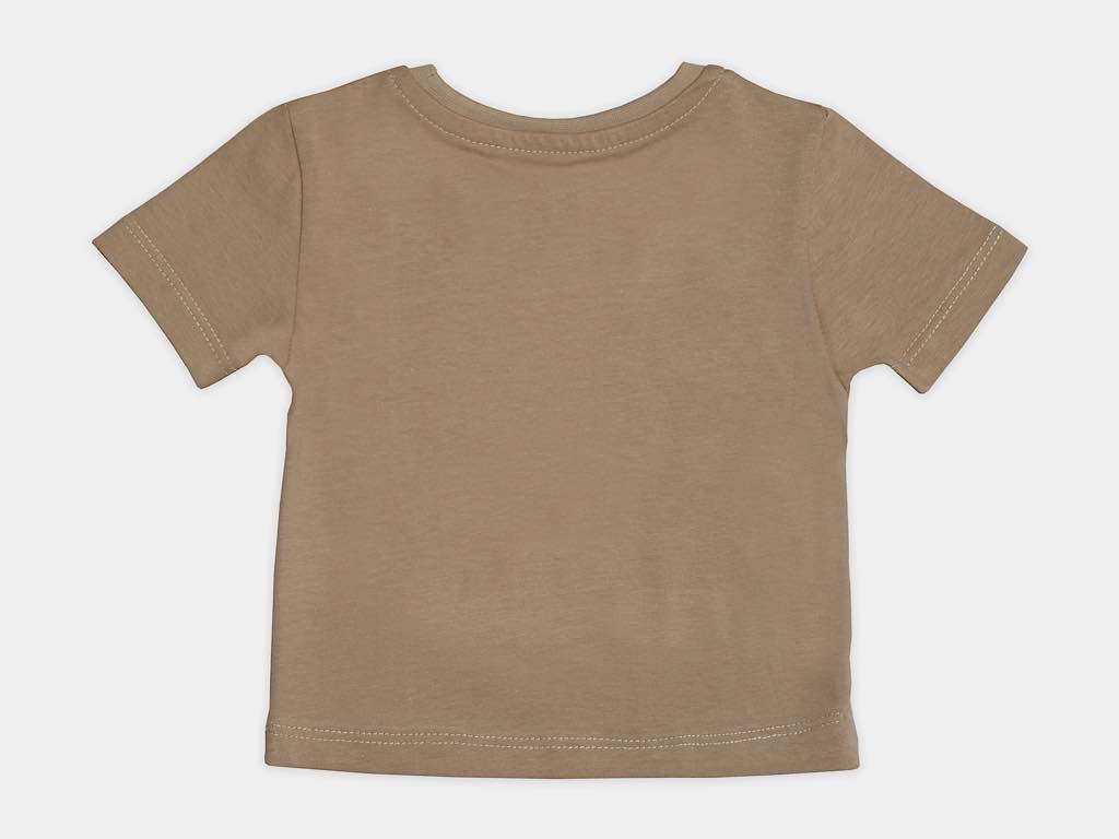 تیشرت و شلوارک جین پسرانه طرح ماشین و نخل  مدل parsia پاپو papo