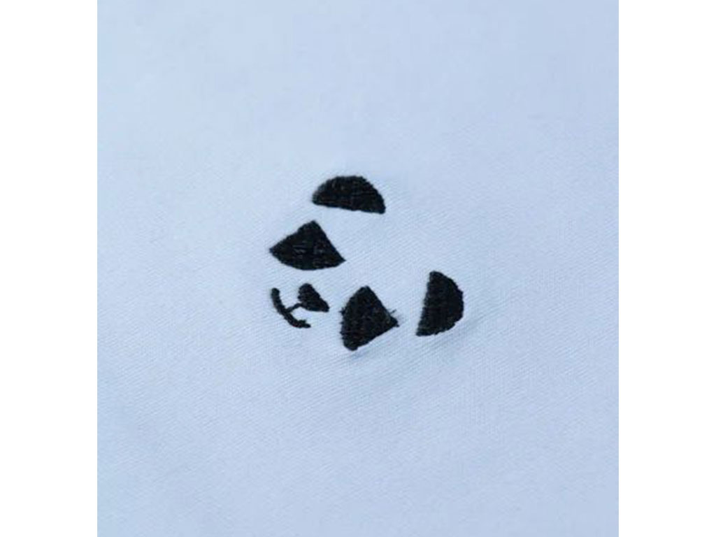 تیشرت یقه گرد بیسیک آران گلدوزی طرح پاندا بامشی Bamshi