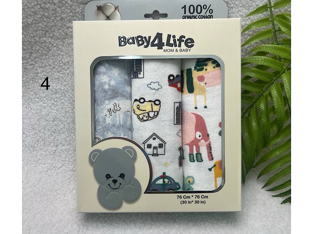  خشک کن سه عددی (76*76 cm) بیبی فور لایف baby 4 life