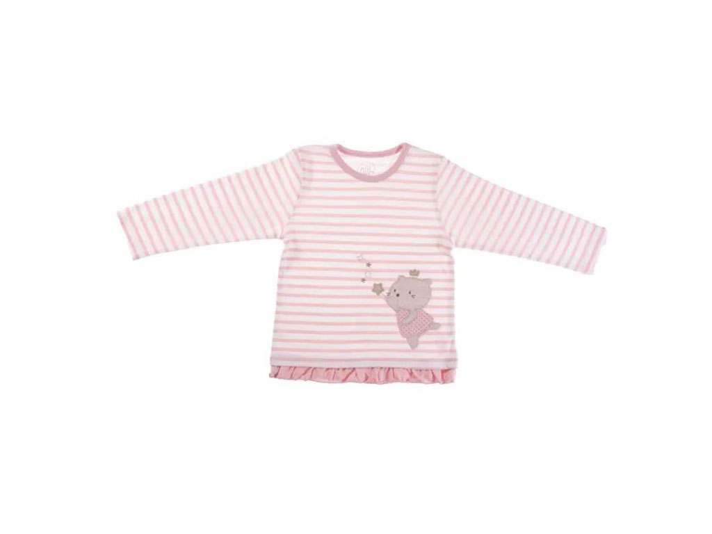 بلوز آستین بلند نوزادی دخترانه طرح بالرین نیلی nili